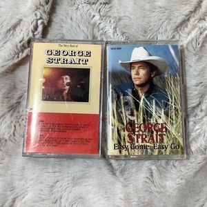 Donating June 1st 2 vintage George Strait tape cassette’s